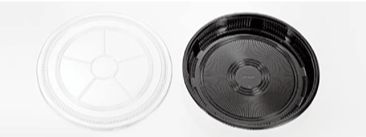 OP-450 Party Tray Lid 11.3” X 0.7” Base 11.1”X 1.8” 100/Case.