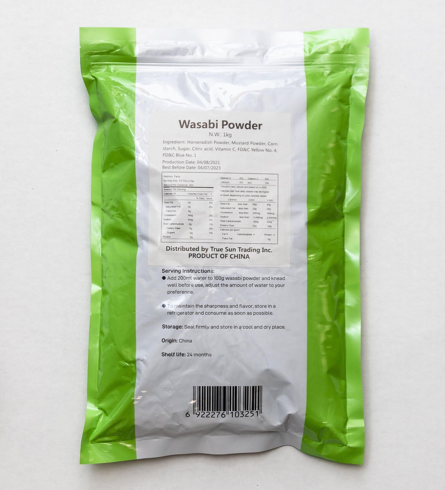 Wasabi C Grade - True Sun
