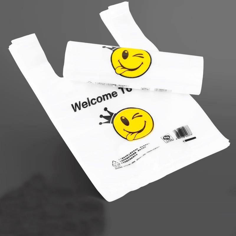 Happy Face Plastic Bag 1/6 1700 piece/case - True Sun