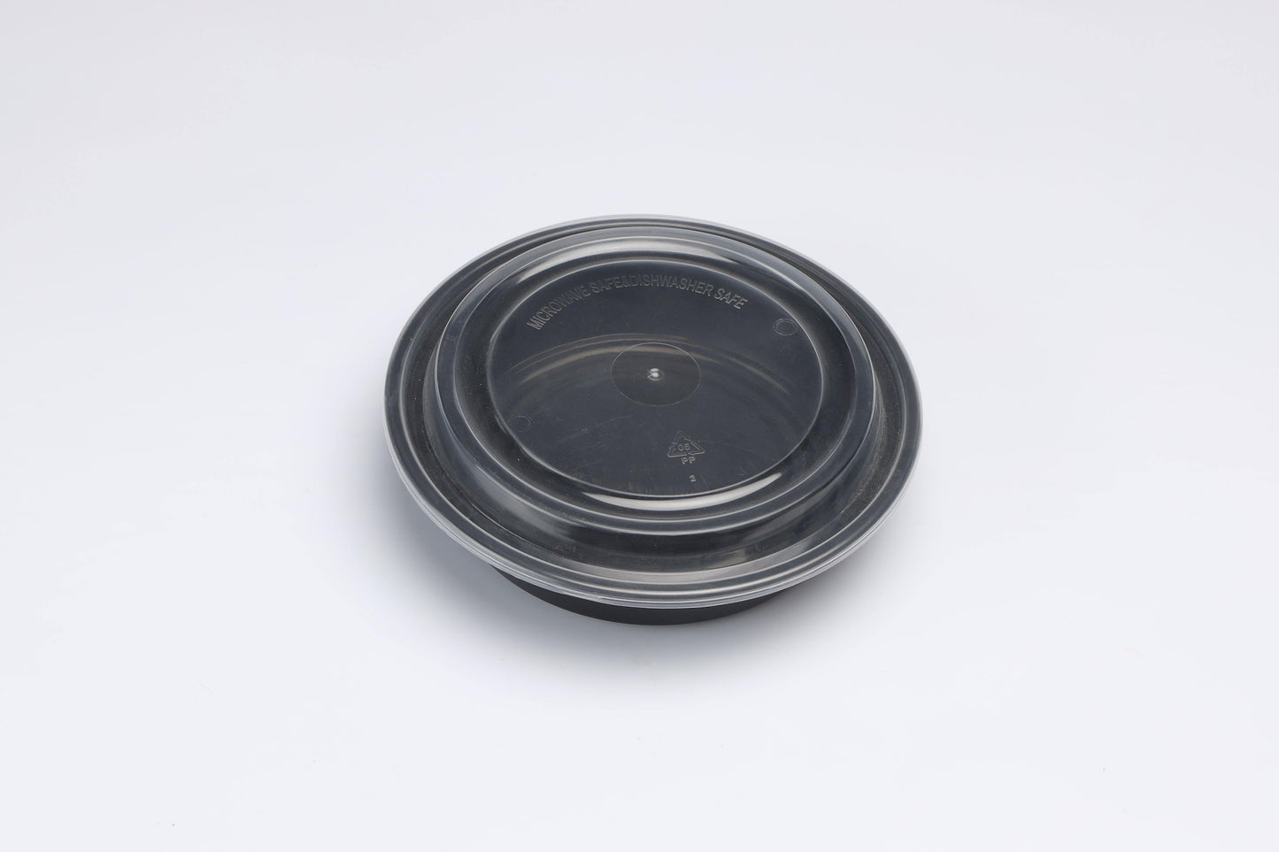 FH23 Round Black Plastic Box Set 24oz-150/case - True Sun