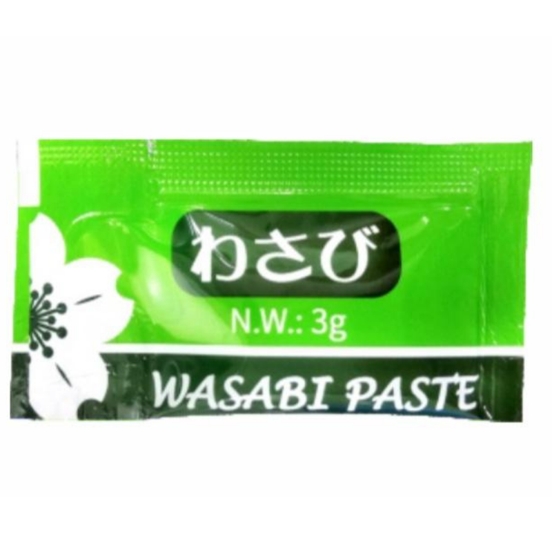 True Sun premium wasabi paste 200 packets/bag, 3ml/packet.