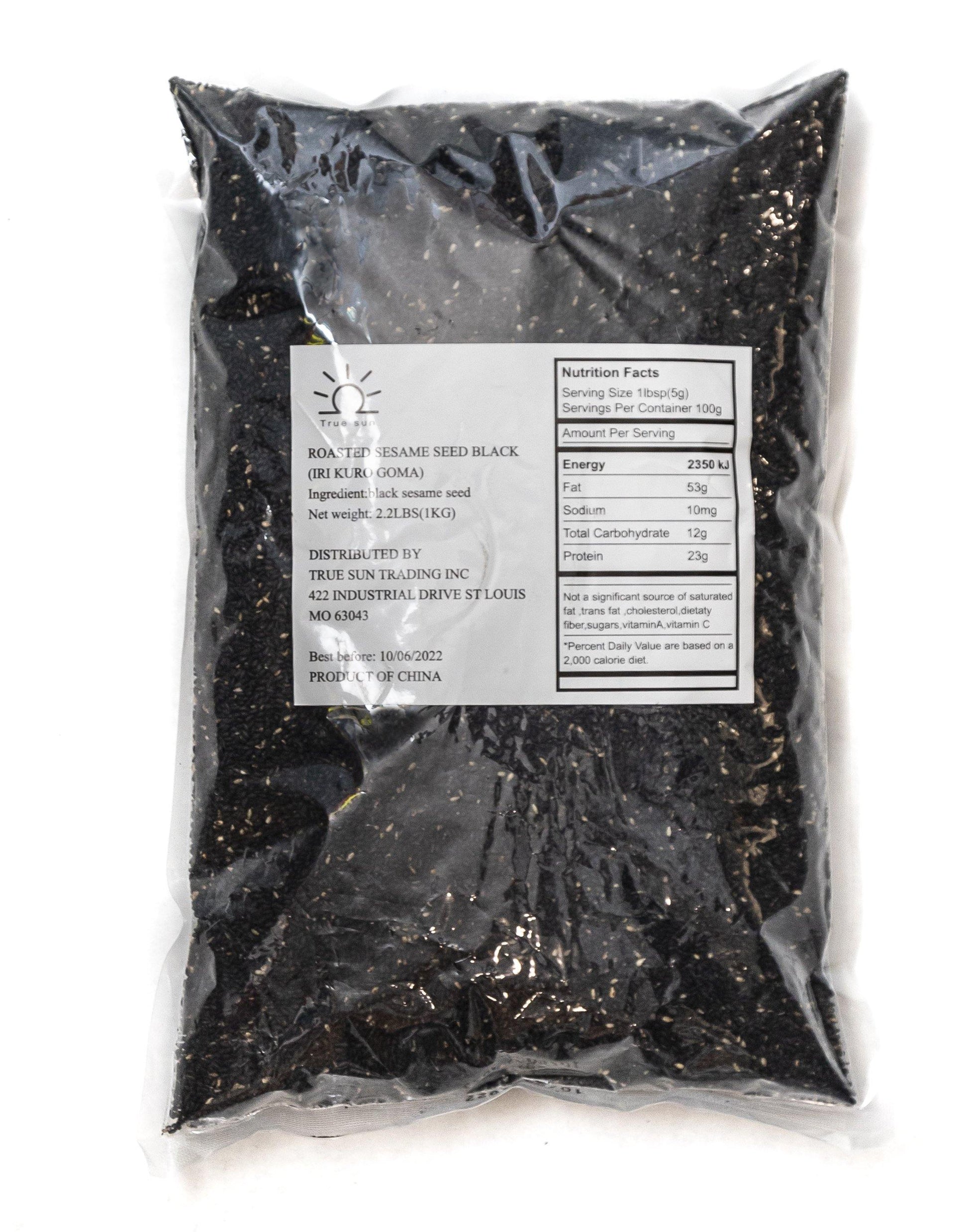 Sesame Seeds Black 2.2 lb/bag Buy 10 Get 1 Free - True Sun